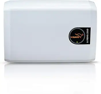 3. V-Guard i4 Prima 2040 Stabilizer for 1.5 ton Inverter AC | Intelligent Time Delay System|Energy Efficient Design | Convenient LED Indicator |3 Year Warranty | White (Working Range 160-280 VAC)