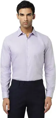 13. Van Heusen Men's Cotton Chequered Fashion Formal Shirt