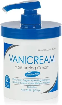 5. Vanicream Moisturizing Skin Cream with Pump Dispenser - 16 fl oz (1 lb) - Moisturizer Formulated Without Common Irritants for Those with Sensitive Skin