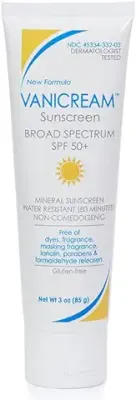 11. Vanicream Sunscreen Broad Spectrum SPF 50+ oz, 3 Ounce