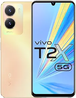 8. Vivo T2x 5G (Aurora Gold, 128 GB) (6 GB RAM)