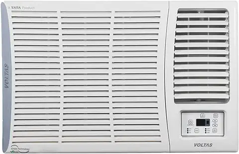 6. Voltas 1.5 Ton 3 Star, Fixed Speed Window AC (Copper, Turbo Mode, 2023 Model, 183 Vectra Pearl, White)