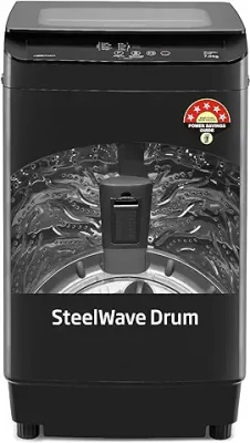 10. Voltas beko 7 kg 5 Star Fully-Automatic Top-Loading Washing Machine (WTL70, Dark Grey, 2023 Model, Monsoon Dry)
