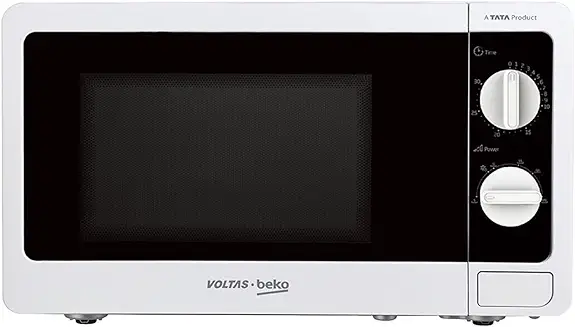 7. Voltas Beko A Tata Product 20L, 700W smart solo Microwave oven (MS20MPW10, White)