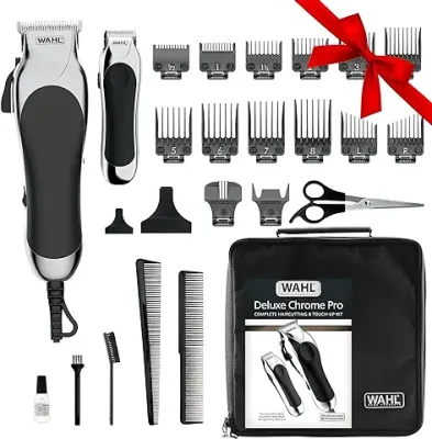 4. WAHL Clipper USA Deluxe Corded Chrome Pro