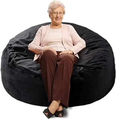 5. WhatsBedding Bean Bag Chairs for Adults Filled with Memory Foam