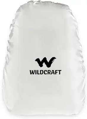 Wildcraft Dust and 100% Water Proof Rain Cover for All Backpacks Upto 45 Ltrs (Multicolor) (Off White)