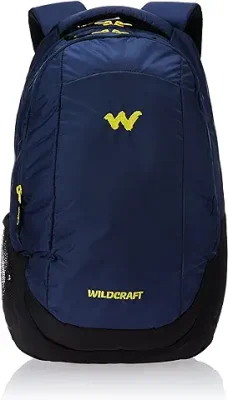 9. Wildcraft Turnaround Polyester 14 Inch 27 Ltrs Blue Laptop Standard Backpack (8903340000000)
