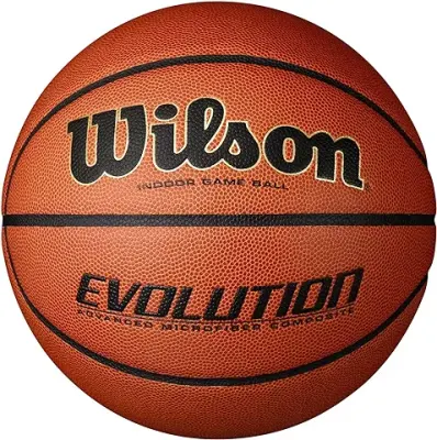 13. WILSON Evolution Indoor Game Basketballs