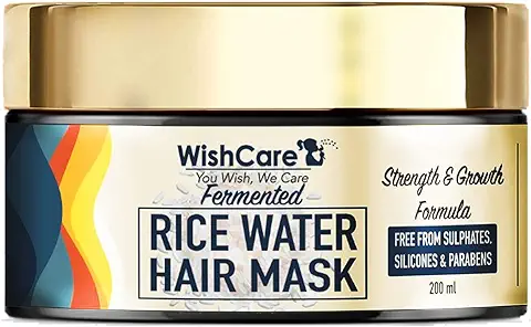 12. WishCare Fermented Rice Water Hair Mask For Dry & Frizzy Hair