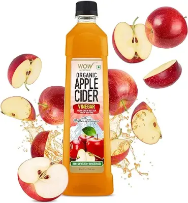 4. WOW Life Science Organic Apple Cider Vinegar