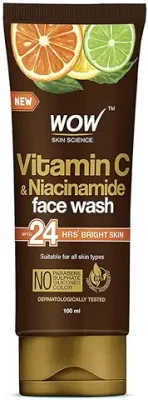 15. WOW Skin Science Brightening Vitamin C & Niacinamide Face Wash