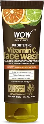 11. WOW Skin Science Brightening Vitamin C Face Wash