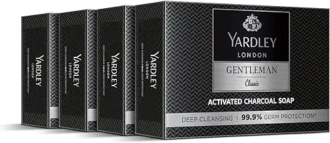 2. Yardley London Gentleman Classic Activated Charcoal Soap