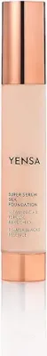 4. YENSA Super Silk Foundation - Full Coverage, Age-defying complex of Vitamin C, E, Ferulic, and Bakuchiol Oil (Light 2) 1.0 fl oz