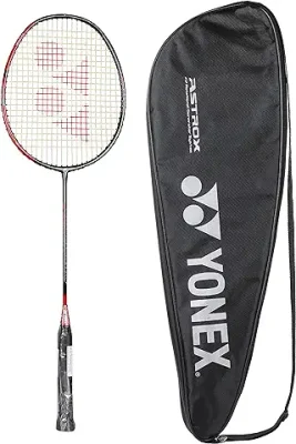 6. YONEX Graphite Strung Badminton Racket with Full Racket Cover