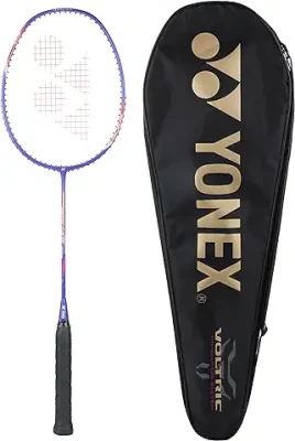 4. YONEX Voltric Lite 25i Graphite Strung Badminton Racket with Full Racket Cover