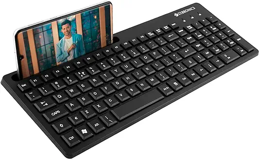 9. ZEBRONICS Newly Launched K36 Wired USB Keyboard with 106 Keys