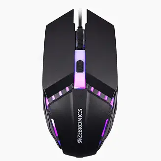 5. ZEBRONICS PHERO Wired Gaming Mouse with up to 1600 DPI