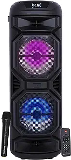 14. ZEBRONICS Thump 650 Trolley Party Speaker with 40W Output, Bluetooth 5.0, USB, mSD, AUX, FM, TWS, Wireless MIC, Full Panel Light Effect, LED Display, Up to 15h* Backup