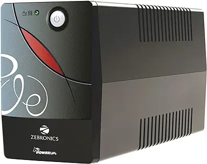 1. ZEBRONICS Zeb-U725 600VA UPS for Desktop/PC/Computers