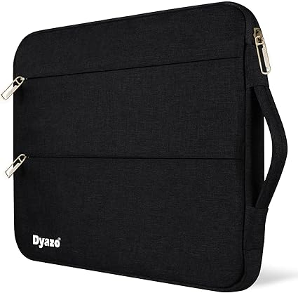 Dyazo Water Resistant Laptop Sleeve/Case Cover for 15 Inches,15.6 Inch Laptops & Notebook (Black)