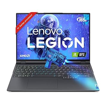 Lenovo Legion 5 Pro AMD Ryzen 7 5800H 16" (40.64cm) QHD IPS 165Hz 500Nits Gaming Laptop (32GB/1TB SSD/Win 11/Office 2021/NVIDIA RTX 3070 8GB/Alexa/3 Month Game Pass/Storm Grey/2.45Kg), 82JQ011EIN