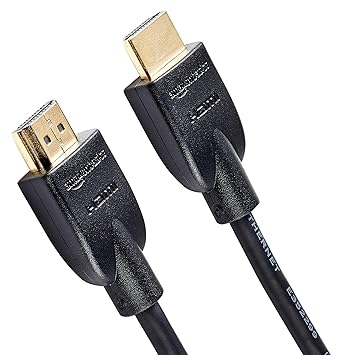 Amazon Basics High-Speed HDMI Cable, 3 Feet - Supports Ethernet, 3D, 4K video,Black