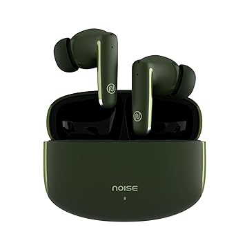 Noise Newly Launched  Buds Venus Truly Wireless in-Ear Earbuds with ANC(Upto 30dB), 40H Playtime, Quad Mic with ENC, Instacharge(10 min=120 min), Low Latency(up to 45ms),10mm Driver (Galaxy Green)
