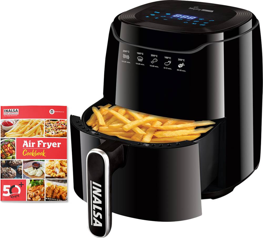 Inalsa Tasty Fry Digital with Smart AirCrisp Technology|Touch Control & Digital Display Air Fryer  (4.2 L)