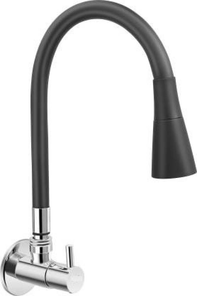 Prestige SmartBuy Flexible Sink Faucet - Flxo Play (With 360 Degree Flexible Silicon Hose & Dual Flow Pattern) Cold Water Tap Dove Flexo Cock Pillar Tap Faucet  (Wall Mount Installation Type)
