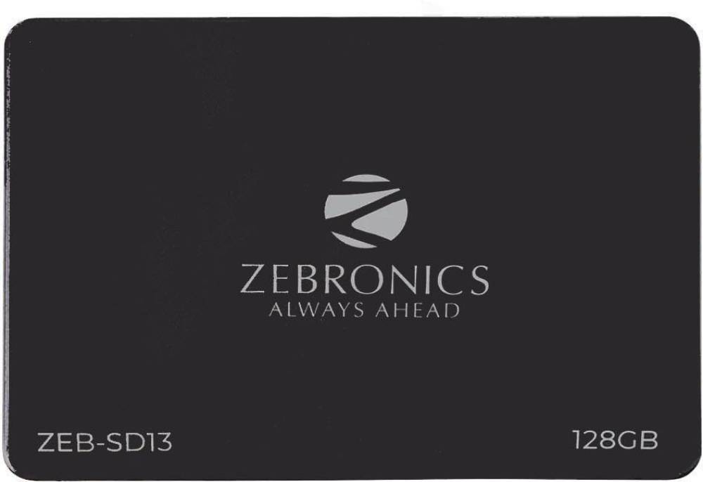 ZEBRONICS Smart 128 GB Desktop, Laptop, All in One PC's Internal Solid State Drive (SSD) (ZEB-SD13)  (Interface: SATA, Form Factor: 2.5 Inch)