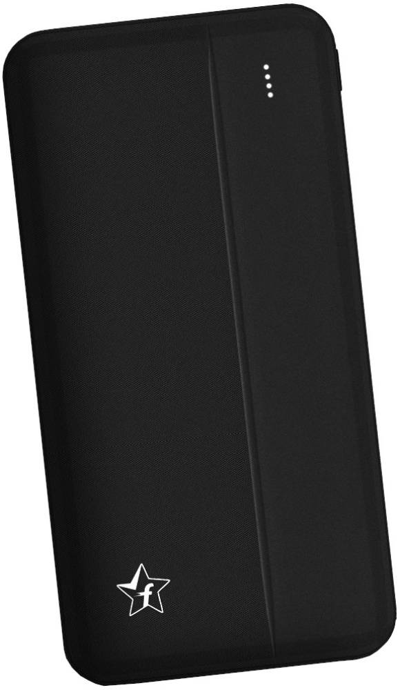 Flipkart SmartBuy 10000 mAh Power Bank (12 W, Fast Charging)  (Black, Lithium Polymer)