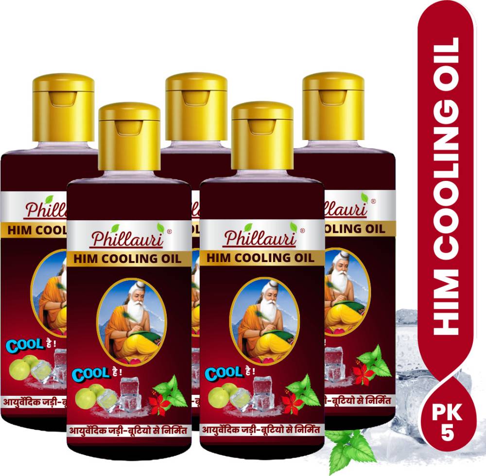 Phillauri Him Cooling Thanda Hair oil For Women and Men Hair Oil  (500 ml)