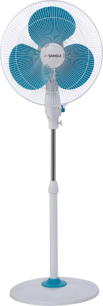 Sansui Chetak Speed 400 mm 3 Blade Pedestal Fan  (Blue and White, Pack of 1)