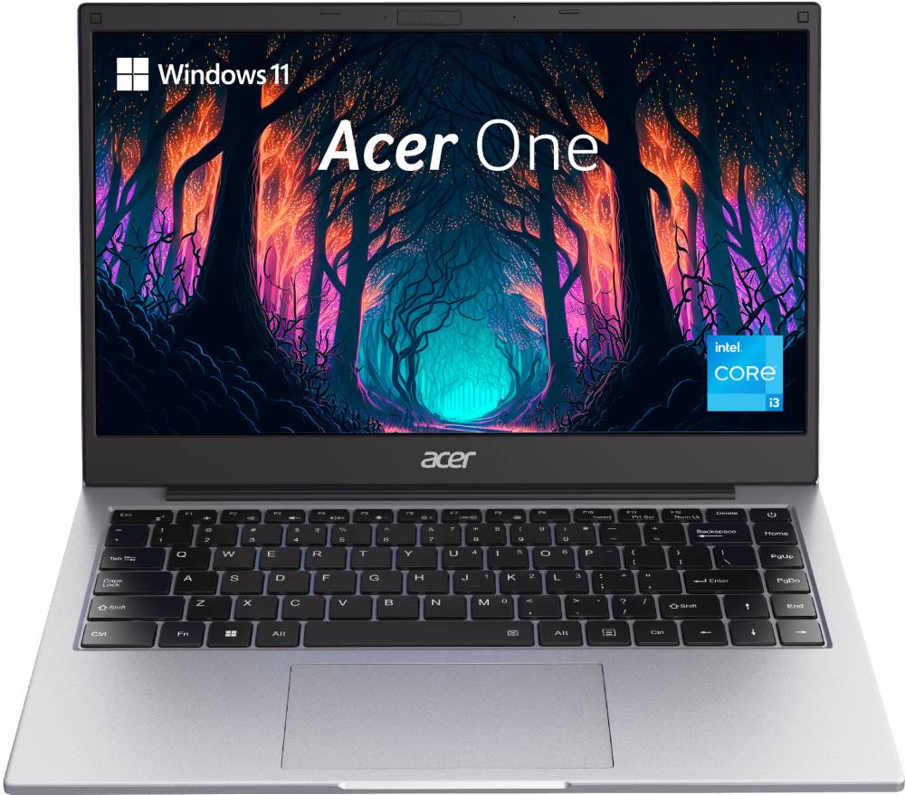 Acer One Core i3 11th Gen 1115G4 - (8 GB/512 GB SSD/Windows 11 Home) AO 14 Z 8-415 Thin and Light Laptop  (14 Inch, Silver, 1.49 Kg)